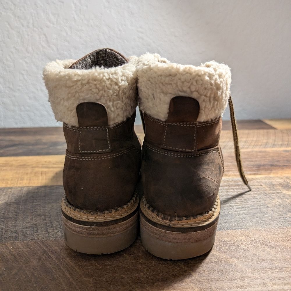 Alpine Design Holly 2.0 Winter Snow Boots Lined Leather Thick Rubber Sole - Picture 3 of 14